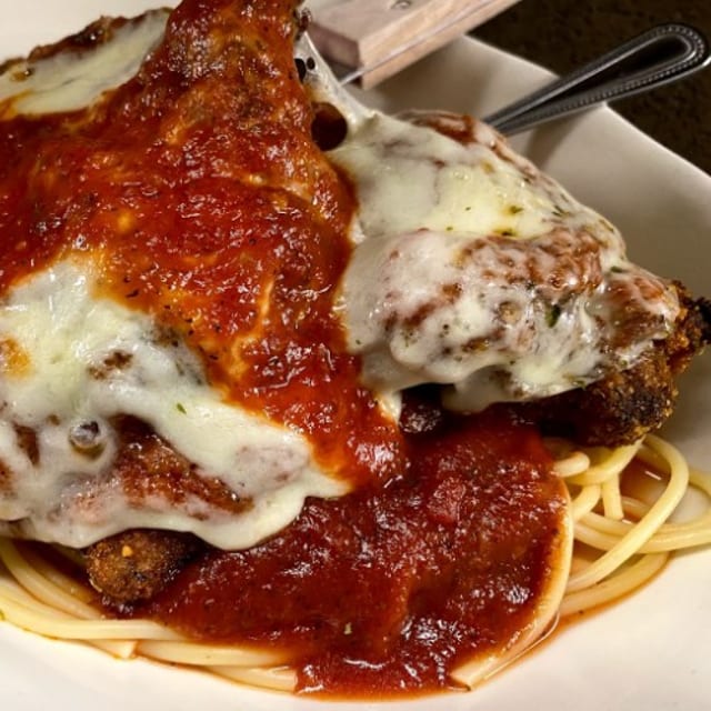 Veal Parmigiana.