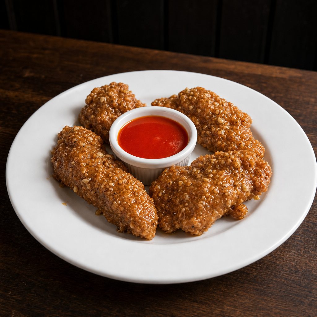 Griffins Garlic Hot Wings.