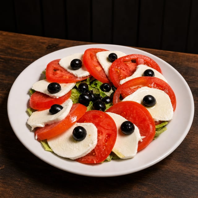 E House Caprese Salad.
