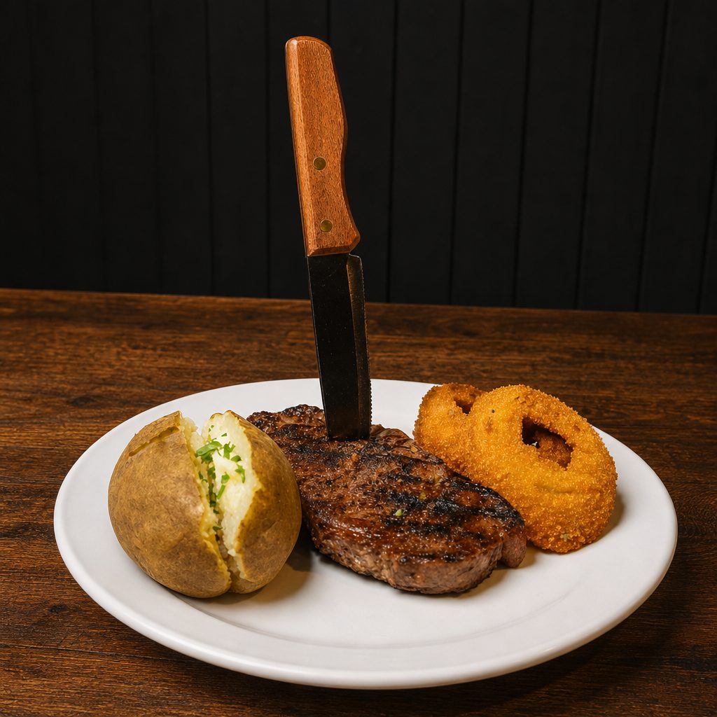 NY Strip Steak.
