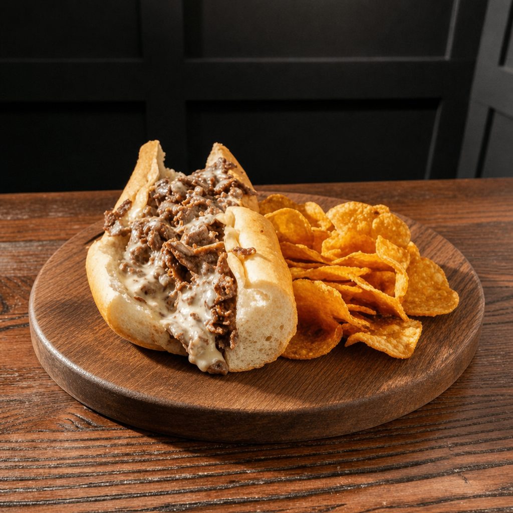Extra Meat Cheezsteak.