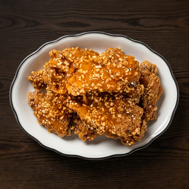 Griffins Garlic Hot Wings.