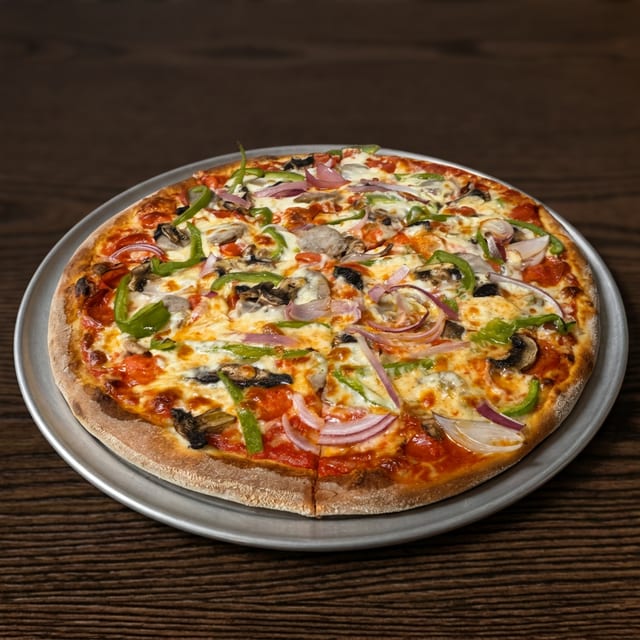 The Works Pizza.