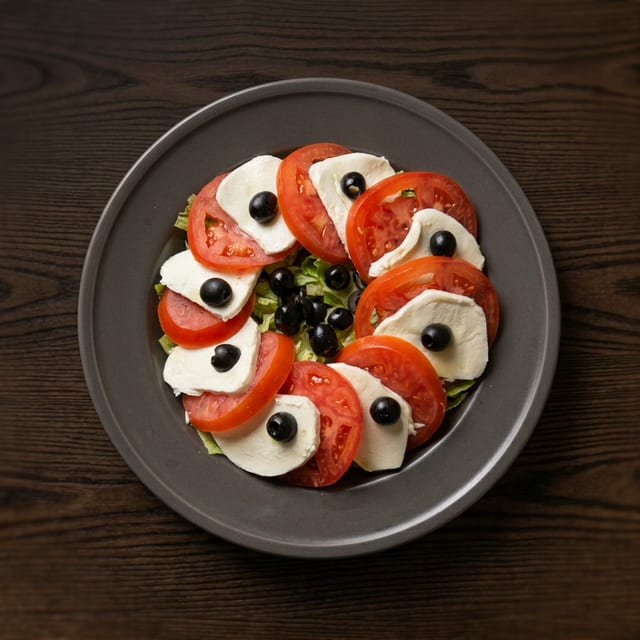 E House Caprese Salad.