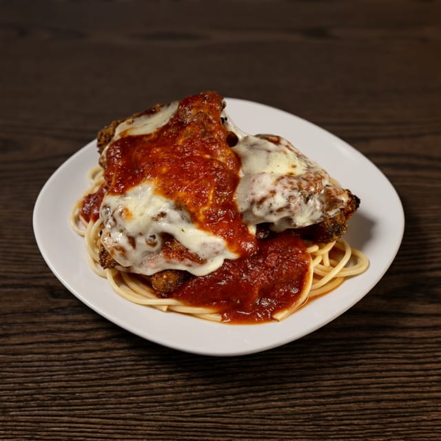 Veal Parmigiana.