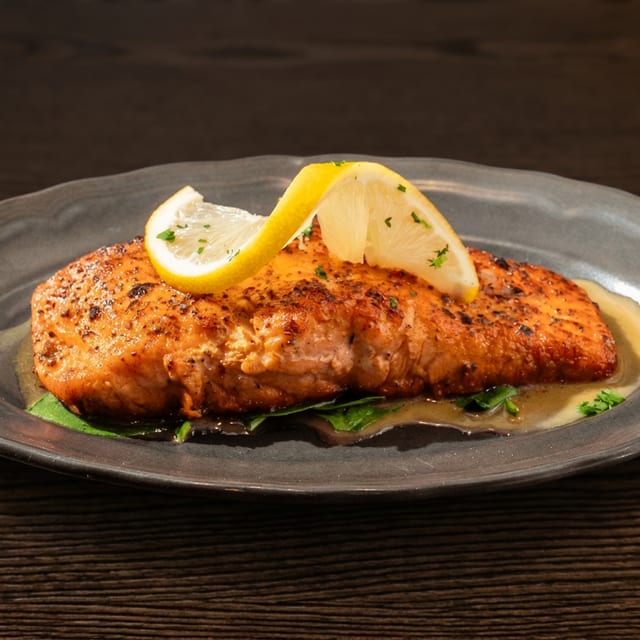 Broiled or Blacкened Salmon.